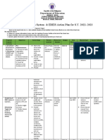 Learners Information System & EBEIS Action Plan For S.Y. 2022-2023