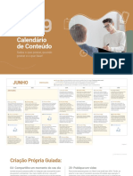 Ebook Calendário de Conteúdo Pling JUNHO