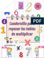 Cuadernillo para Repasar Las Tablas de Multiplicar