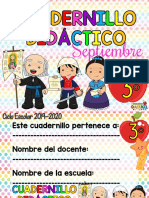 Cuadernillo Didáctico Septiembre 3o