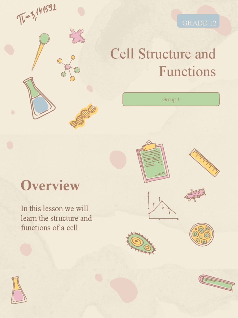 Cell Structure and Functions | PDF | Cell (Biology) | Endoplasmic Reticulum