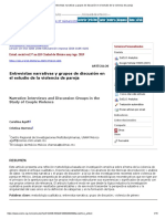 Agoff, C. Entrevistas Narrativas y Grupos de Discusión en El Estudio de La Violencia de Pareja