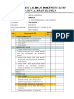 Instrumen Validasi KTSP 2022-23