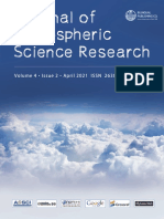 Journal of Atmospheric Science Research - Vol.4, Iss.2 April 2021