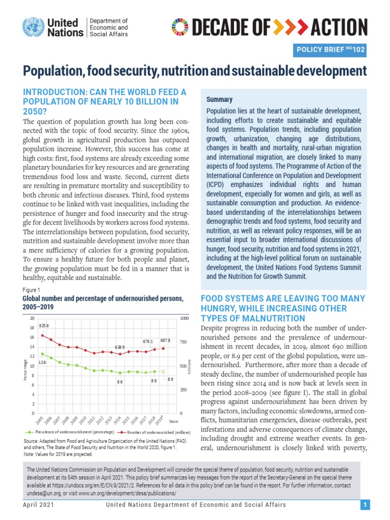 Food Security Insights for 2025 | PDF | Food Security | Malnutrition