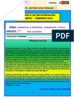 DPCC Grado Primero Carpeta de Recuperacion .