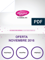 Boletín 172 - Oferta Comercial LTE Noviembre 2016 Pospago y Prepago