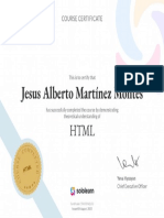 CertificadoHTML SoloLearn PDF