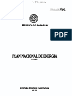 Plan Nacional de Energia - 1992
