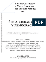 CARRACEDO SALMERON Y MENDEZ 2007 Etica Ciudadania y Democracia Coleccion Monografia Malaga