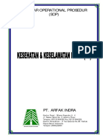 Standar Operational Prosedur (Sop) Pt. Arfak Indra