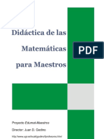 3 Godino J - Didactica de Las Matematicas para Maestros