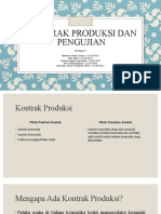 Kontrak Produksi Dan Pengujian - Kelompok 7