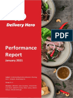 Delivery Hero - Performance Report