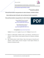 Potencial Bactericida de Nanopartículas de Óxido de Bismuto y Dióxido de Titanio