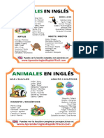 Spanish to English animal translation