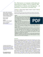 The Effectiveness of Volunteer Befriending For Improving The Quality of Life of Patients With Schizophrenia in Bosnia and Herzegovina - An Exploratory Randomised Controlled Trial.