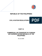 Republic of The Philippines: Civil Aviation Regulations (Car)