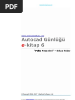 Autocad Pafta Nesneleri̇