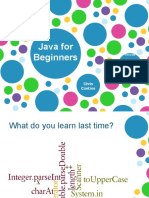 Java For Beginners Level 3