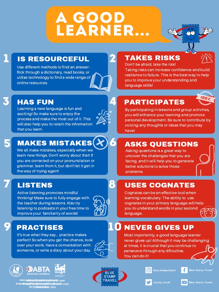 10 Things That Make A Good Language Learner PDF Learning Vocabulary