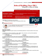 LESSON 1 - Interpretation of Plan and Details With Worksheets & Activities