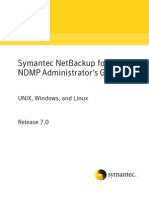 Netbackup 7.0 - NDMP Admin Guide