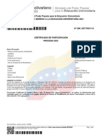 Certificado Opsu