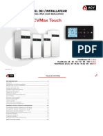 Manual ACV Max20 Touch Evo FR