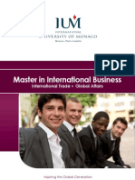 Master in International Business: International Trade - Global Affairs