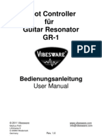 Foot Controller für Vibesware Guitar Resonator GR-1