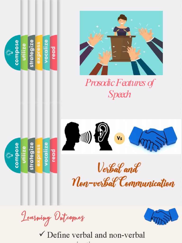 Prosodic features of speech pdf nonverbal communication gesture