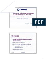 Sistema de Precios de Transmisión en el Sector Eléctrico Peruano