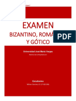 4 Examen Bizantino, Romanico y Gotico