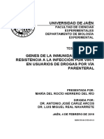 Universidad de Jaén: Facultad de Ciencias Experimentales Departamento de Biología Experimental