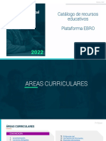 Catálogo de recursos educativos Plataforma EBRO