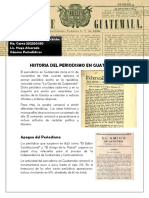 HISTORIA DEL PERIODISMO EN GUATEMALA