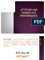 Attitude and Work Place