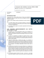 Rapport IDC-SAS Medias Sociaux / E-Reputation Juin 2011