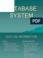 1 - Database System (Introduction) PDF