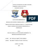 Delitos Hidrocarburos y Proporcionalidad