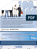 100 Apprenticeships in 100 days Herefordshire