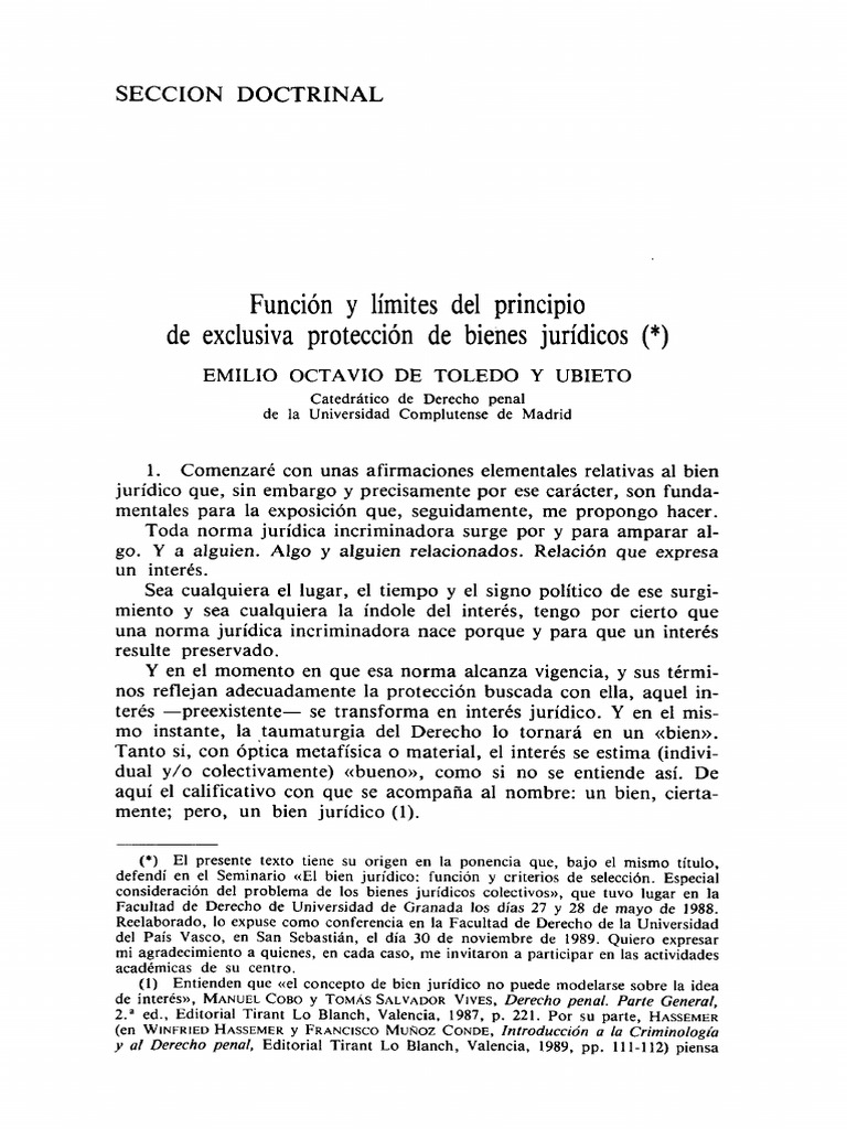 Octavio de Toledo Anuario DP y CP 1990 PDF