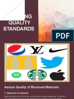 Applying Quality Standards