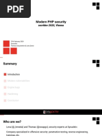 Modern PHP Security
