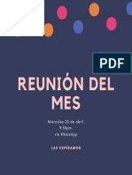 Anuncio Reunión