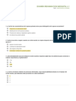 Imprimir Test - EXAMEN REANIMACION NEONATAL L1 (Reanimación Neonatal - Nals - Prematuros)