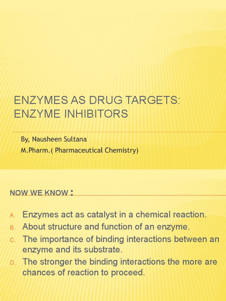 Enzyme Inhibitors Explained