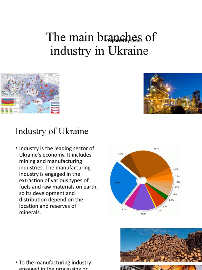 The Main Branches of Industry in Ukraine | PDF