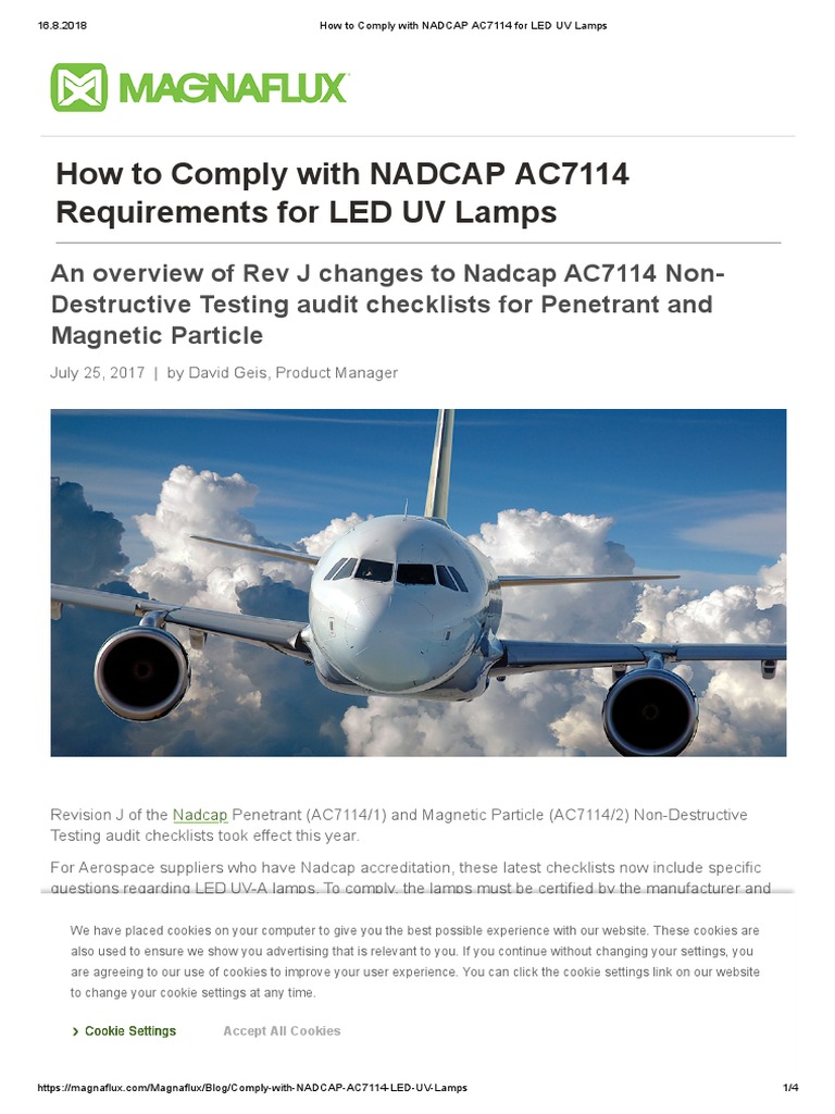 How To Comply With NADCAP AC7114 For LED UV Lamps | PDF | Ultraviolet ...